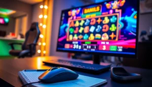 Slot depo 5k dengan tampilan permainan slot online yang menarik dan berwarna-warni.