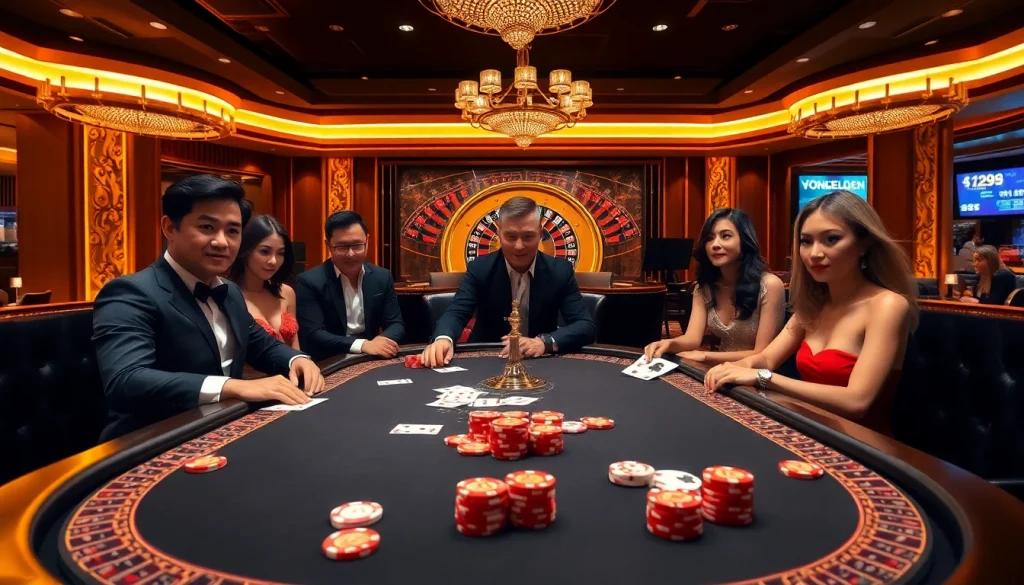 Experience high-stakes gaming at trang chủ new88 with dynamic poker action and elegant casino ambiance.