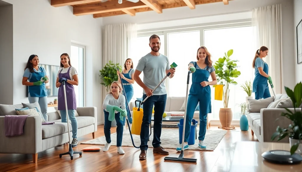 Enhancing a home's appeal with thorough cleaning service by professional team.