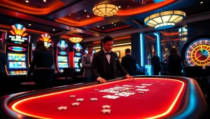 Rasakan gameplay yang mendebarkan bersama Dewanaga89 di kasino online mewah.