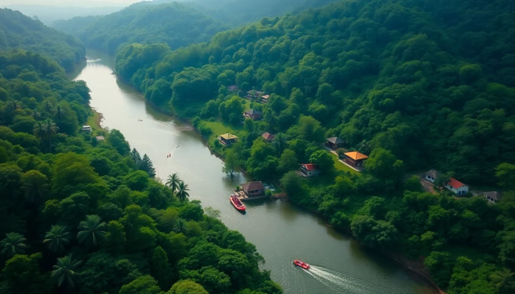 Dandeli resorts offering stunning river views and adventure activities amidst lush greenery.