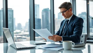 Review corporate services at https://fidelitycorporate.com with a consultant in a modern office.