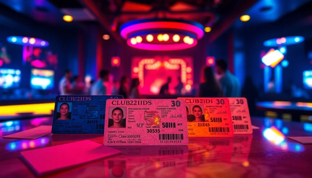High-quality novelty IDs from Club21ids showcasing realistic holograms and vibrant designs.