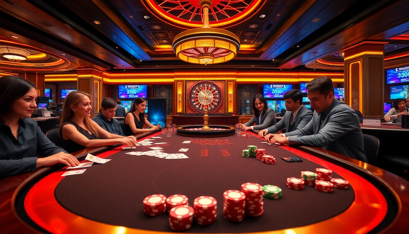 Engage in thrilling casino gameplay at https://xx88.promo/, featuring a vibrant poker table and colorful chips.