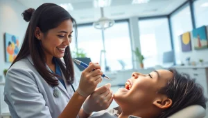 Enhance your smile with level orthodontics north in a modern clinic setting with a friendly orthodontist.