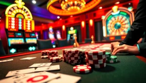 Experience the excitement of PG99YK COM with vibrant casino elements including poker chips, cards, and roulette wheels.