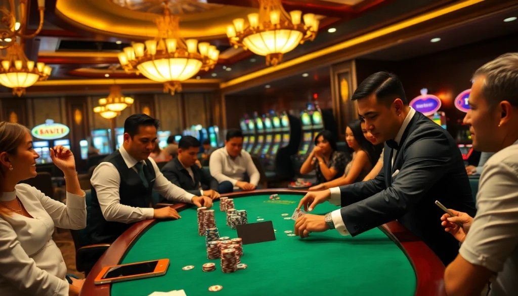 Experience the elegance of Nhà Cái Uy Tín with thrilling high-stakes poker games and luxurious casino atmosphere.