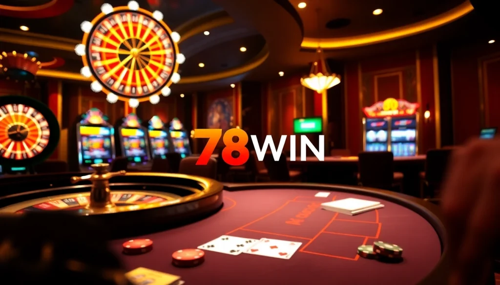 Experience excitement at 78WIN with engaging casino games and vibrant visuals.