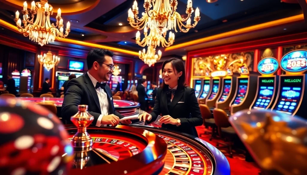 Players enjoy a thrilling online gambling experience at XN88 with a live dealer.