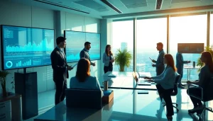 Kamino Finance unified DeFi protocol in a modern office with digital analytics.