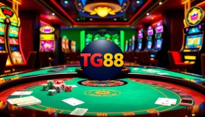 Experience excitement at TG88 casino with vibrant tables and thrilling gaming atmosphere.