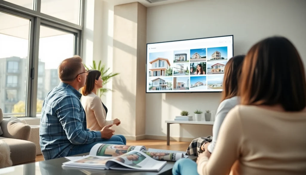 Engage with Real Estate through professional guidance in a modern office setting.