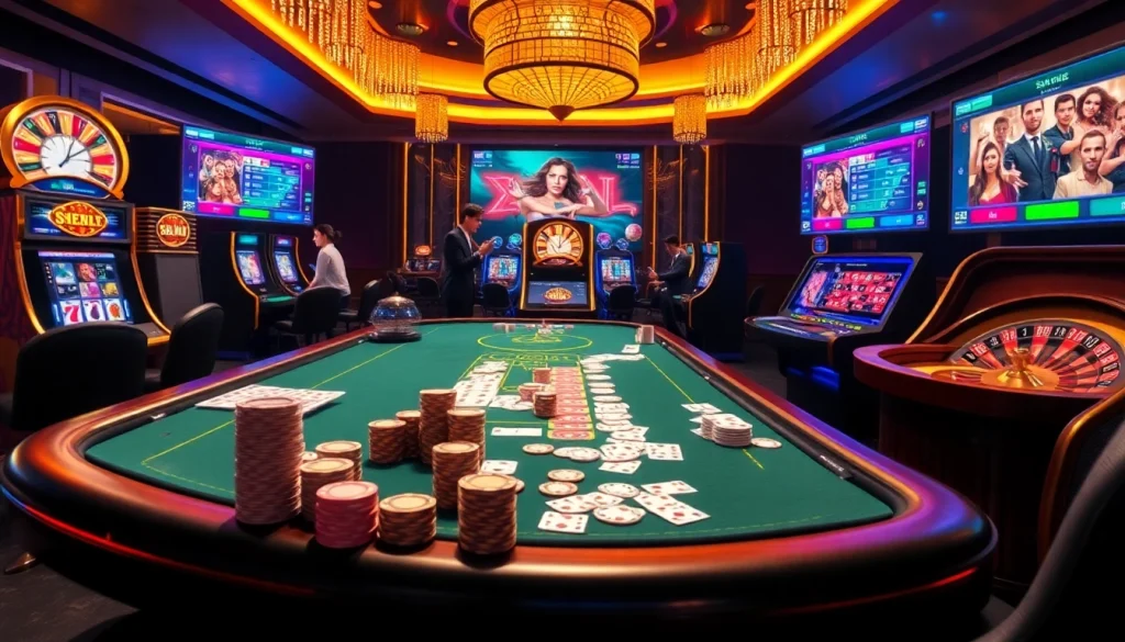 Experience the excitement of online gaming at https://shbet.id/ with vibrant casino tables and digital slots.