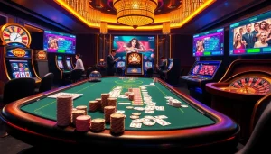 Experience the excitement of online gaming at https://shbet.id/ with vibrant casino tables and digital slots.