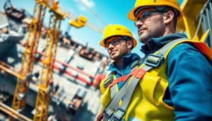 Fallskydd och säkerhetsutrustning som säkrar arbetet på höjd med rätt skyddsutrustning.