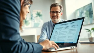 Navigate Insurance Claims Help with expert guidance in a bright office environment.