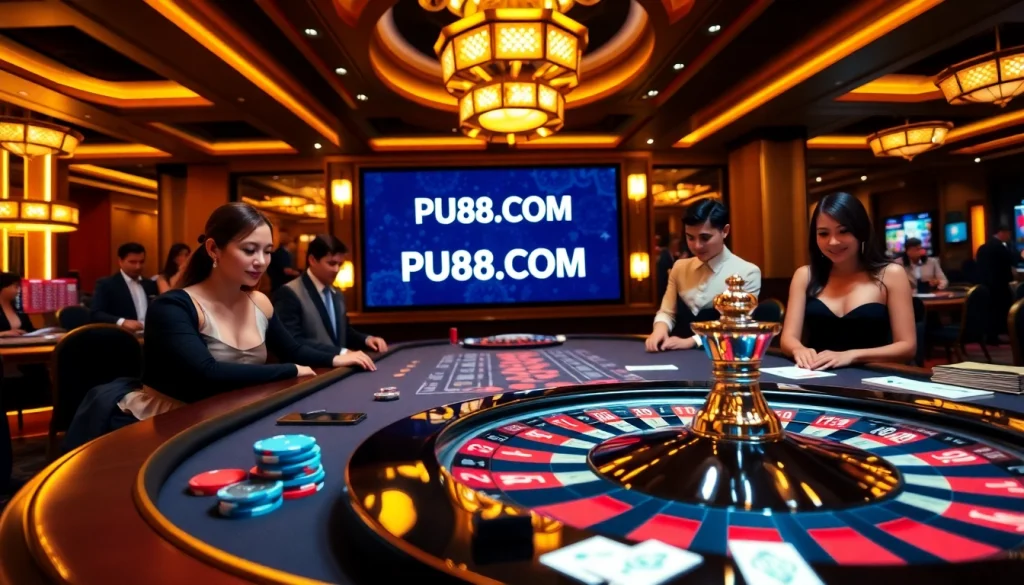 Experience the thrill of winning strategies at PU88.COM with a vibrant casino scene.