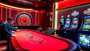 Experience the excitement of HB88 casino with engaging poker games and vibrant slot machines.