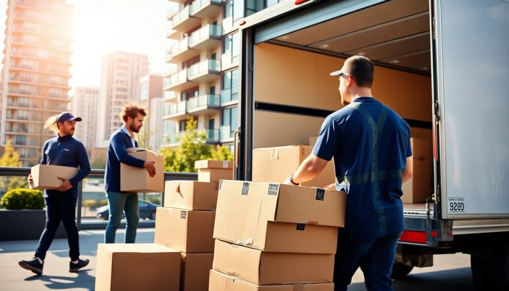 Efficient team showing the best moving company in Vancouver packing and loading for a stress-free move.