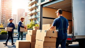 Efficient team showing the best moving company in Vancouver packing and loading for a stress-free move.