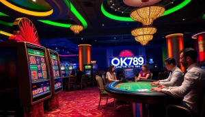 Experience the excitement of OK789 with vibrant slot machines and engaging live dealer games.