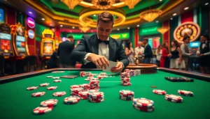 Experience the thrill of gaming with tải go88 in an energetic casino atmosphere.