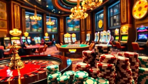 Engage with the thrill of link S666 at a vibrant casino featuring roulette and blackjack.