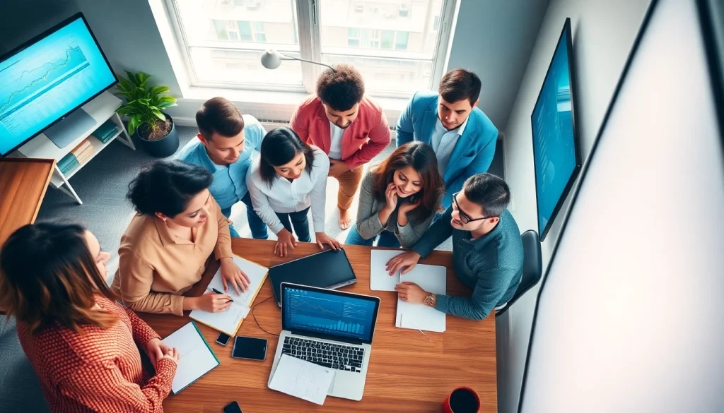 Optimized content strategy session for buzznetting.fr in a bright, collaborative workspace.