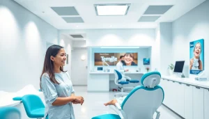 Teeth whitening Malaysia services in a modern, welcoming dental clinic setting.