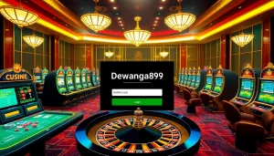 Experience the thrill of dewanaga89 login as players revel in a vibrant online casino atmosphere filled with luxury.