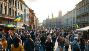 На https://sumytoday.in.ua активне місто Суми, сповнене надії та об'єднаності у складні часи.