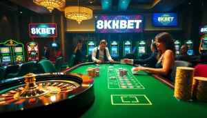 Play exciting poker with the luxurious 8KBET casino experience and vibrant games.
