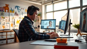 Creating exceptional 3D character models at https://www.cubifycreations.com showcasing a professional workspace.