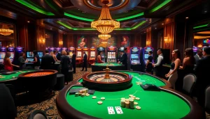 Experience high-stakes gaming at https://www.god345.net/ with luxurious casino tables and vibrant atmosphere.