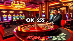 Experience the luxury of online gambling at OK365 with vibrant tables and thrilling games.