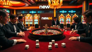 Players enjoying a thrilling game experience at new66 casino with exciting tables and vibrant atmosphere.