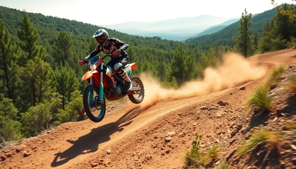 Experience the thrill of dirt biking at https://relevance.com.ua with a motorcycle rider in action.