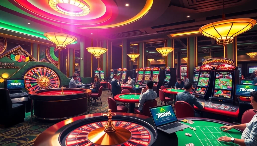 Experience the thrill of online gambling at https://789win.apartments/ with vibrant slot machines and exciting roulette tables.