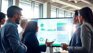 Understand What is a CRM for WhatsApp through a professional team analyzing customer interactions.