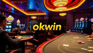 Excited players engaging in dynamic games at OKWIN with seamless login access to thrilling online experiences.