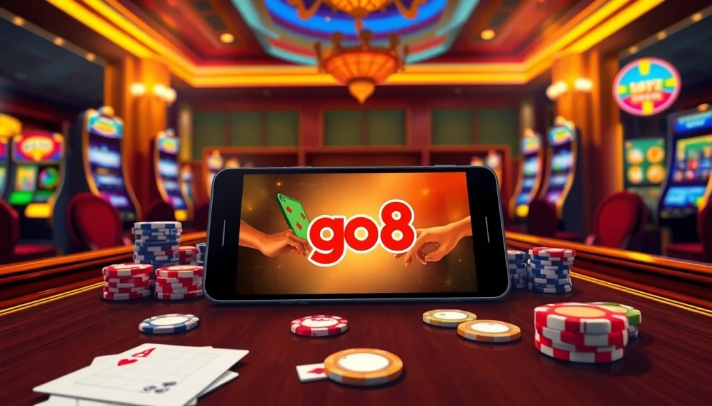 Experience the thrill of the go8 app with vibrant casino games and poker excitement.