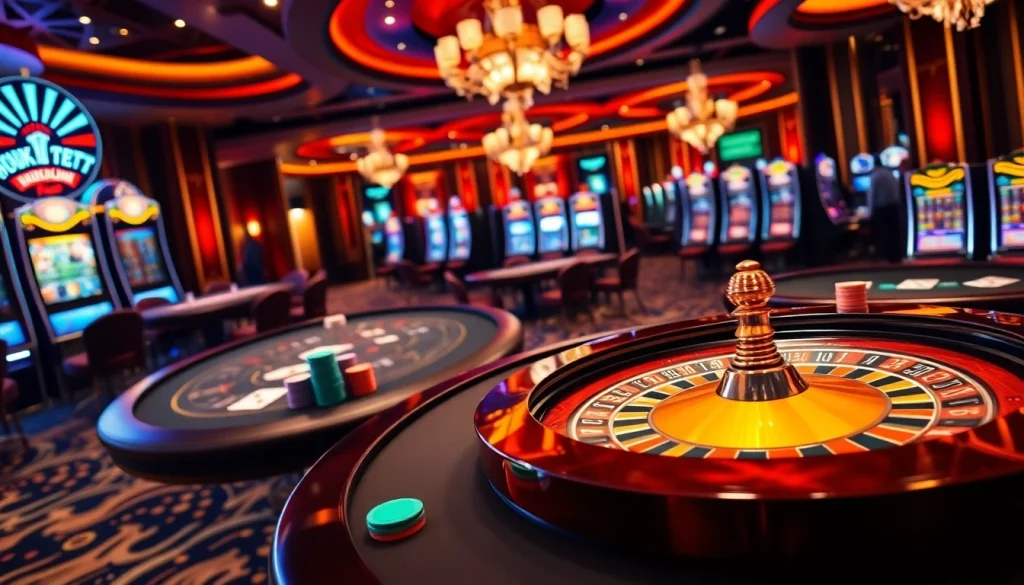 Experience exciting gameplay at jboqz.com with roulette and blackjack tables.