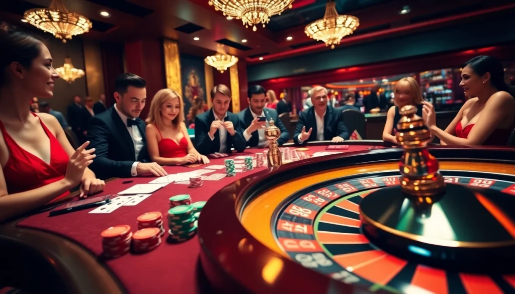 Experience thrilling gameplay at 32win with vibrant casino tables and energetic players.