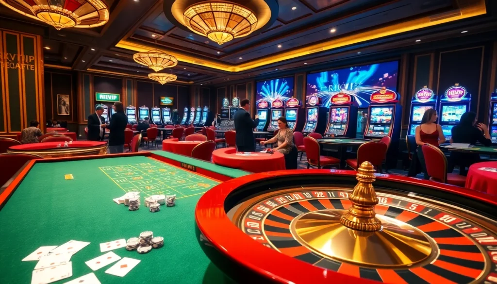 Play and win at https://rikvip1.top/ in a vibrant, luxurious casino atmosphere featuring exciting games.