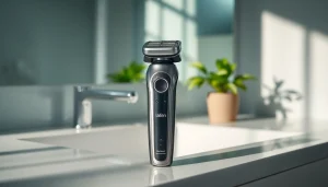 Experience the advanced shaving technology of the laifen p3 pro with its unique three-blade design.