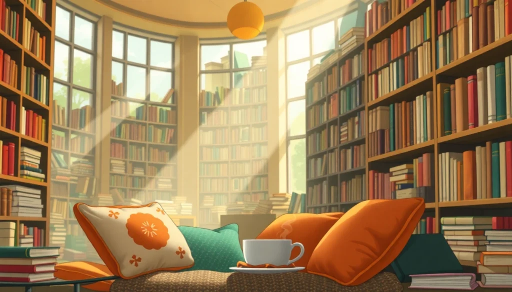 Engaging bookstore atmosphere featuring vibrant books at https://csduncanbooks.com, cozy reading nook, warm lighting.