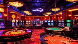 Experience excitement at Jeetbuzz with dynamic casino tables and vibrant gaming action.