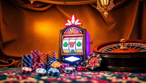 Sparking excitement with dewanaga89 slot machine surrounded by luxe casino ambiance.