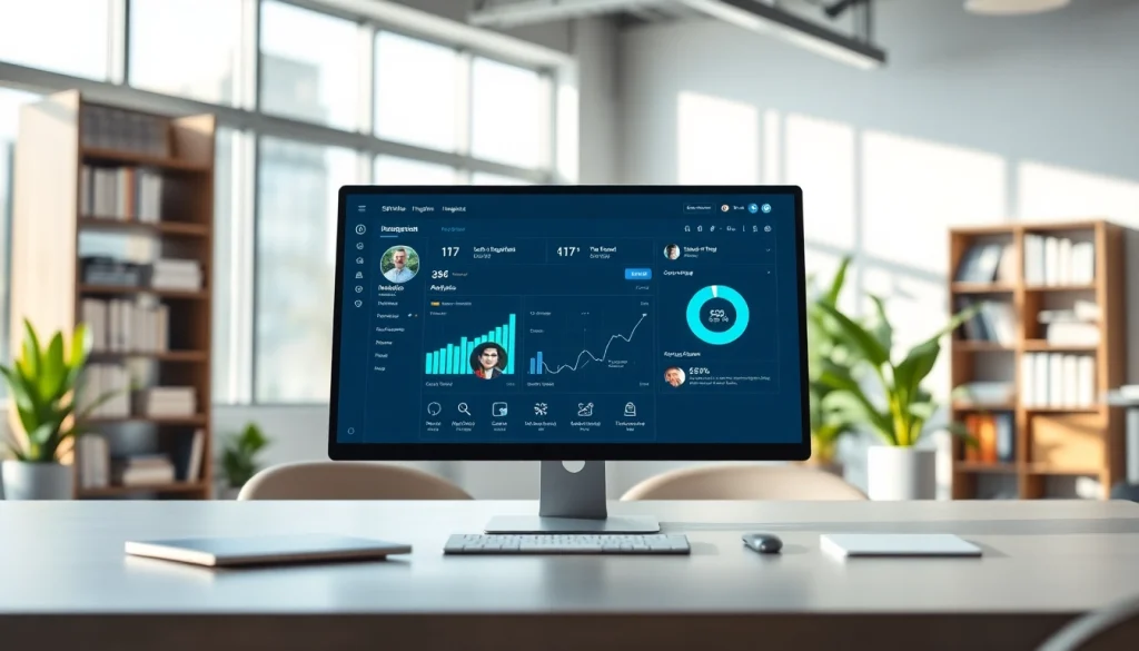 Engage with the latest features of Instagram smm panel showcased on a modern desktop interface.