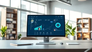 Engage with the latest features of Instagram smm panel showcased on a modern desktop interface.